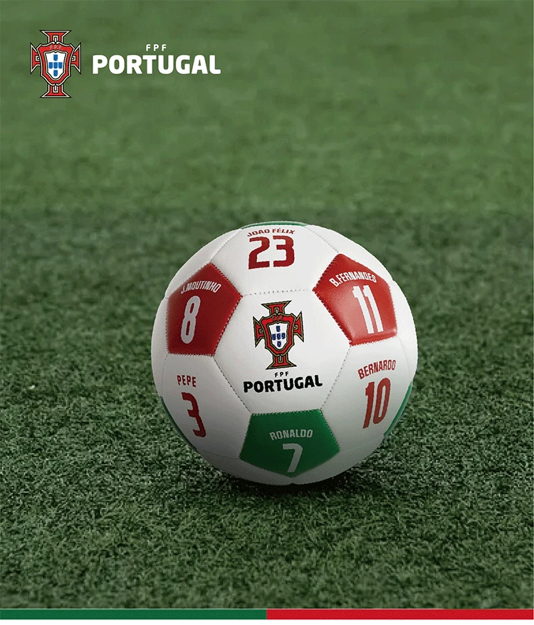 

Portugal Nation Team Mini Football Size 2 C Ronaldo PEPE Soccer Ball Official Souvenir Children's Football