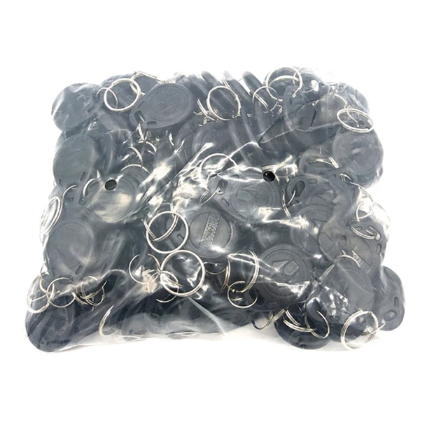 100pcs 125Khz RFID Tag Proximity Keyfobs Ring Access Control Card 11 Colour for Access Control Time Attendance Read-only 2