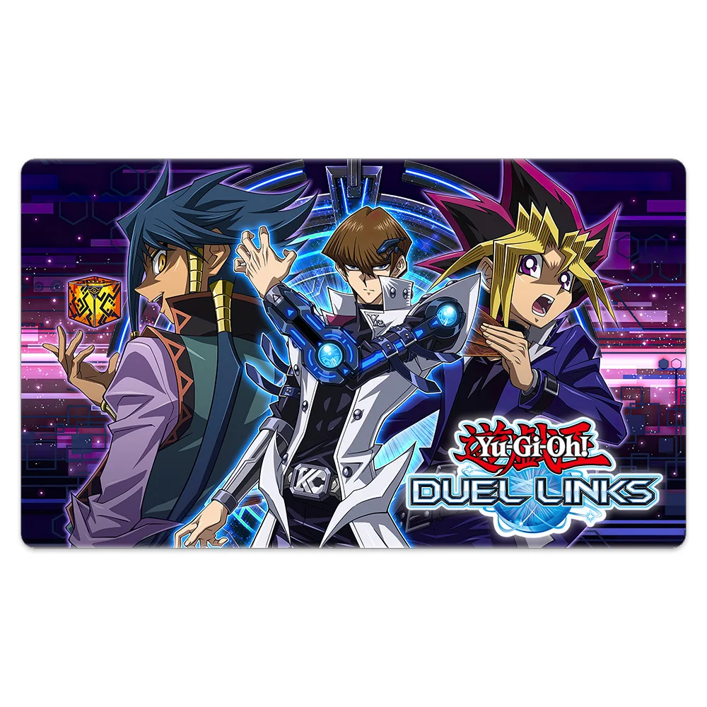 

YGO Duel Monsters Board Playmat Mokuba Kaiba Table Mat YGO Card Playmat Dustproof Standard Natural Rubber Playmat+Portable Bag
