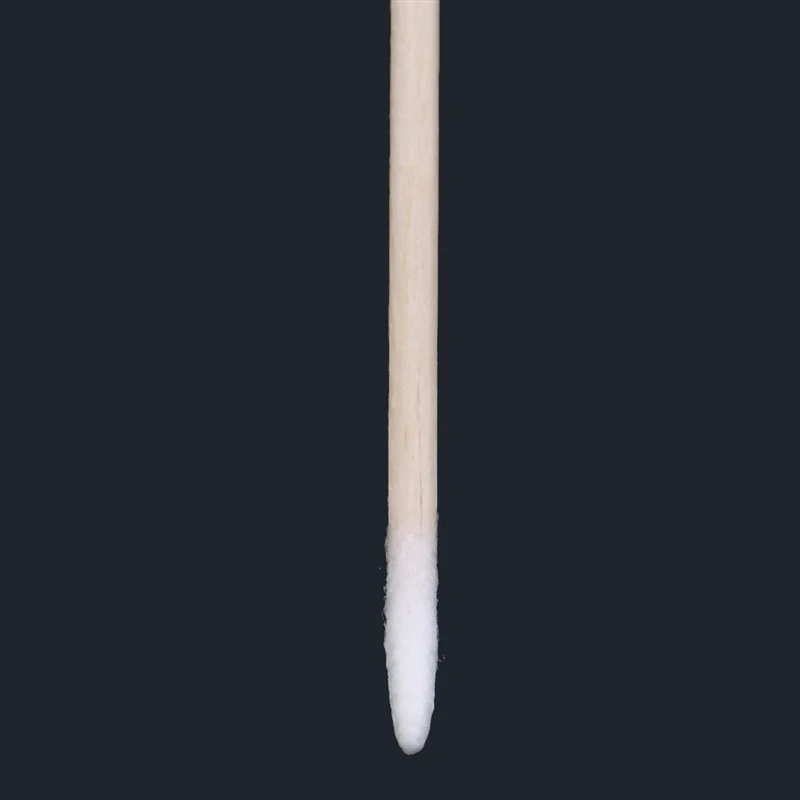 300/500pcs Wooden Tip Cotton Stick Long 7cm 300 Wooden Handle Tip Semi Permanent Embroidered Cotton Swabs 3