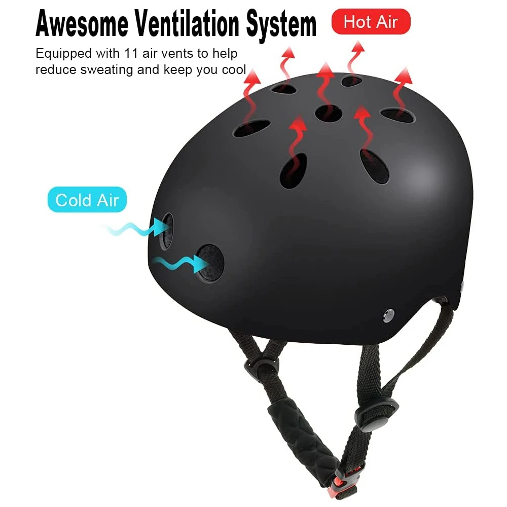 Capacete de bicicleta CRAZY SAFETY skater para adolecentes e