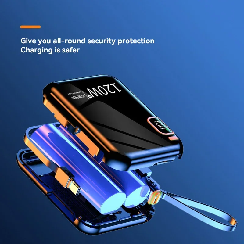 Power Bank Xiaomi 50000mAh 120W Portable Two-way Fast Charging For iPhone Samsung