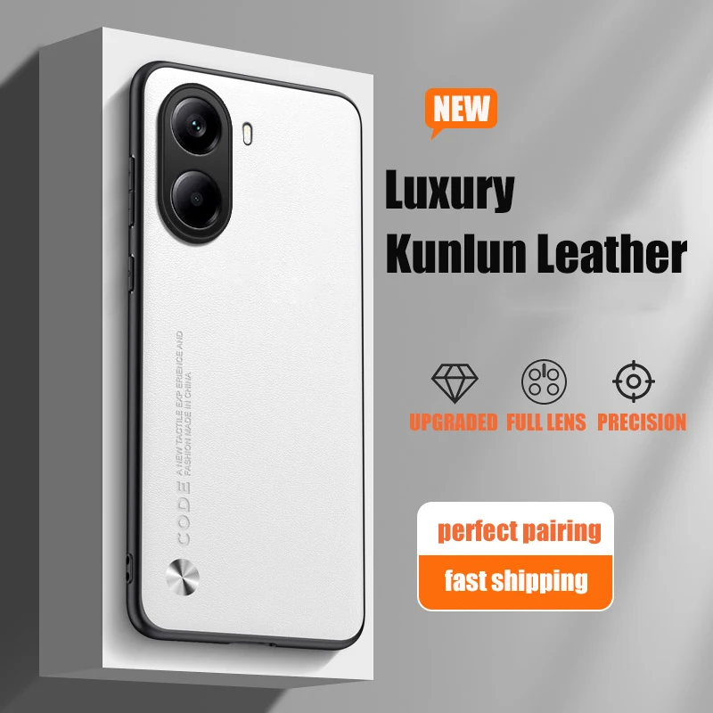 Luxury PU Leather Shockproof Silicone Phone Case - Premium Back Cover Protection