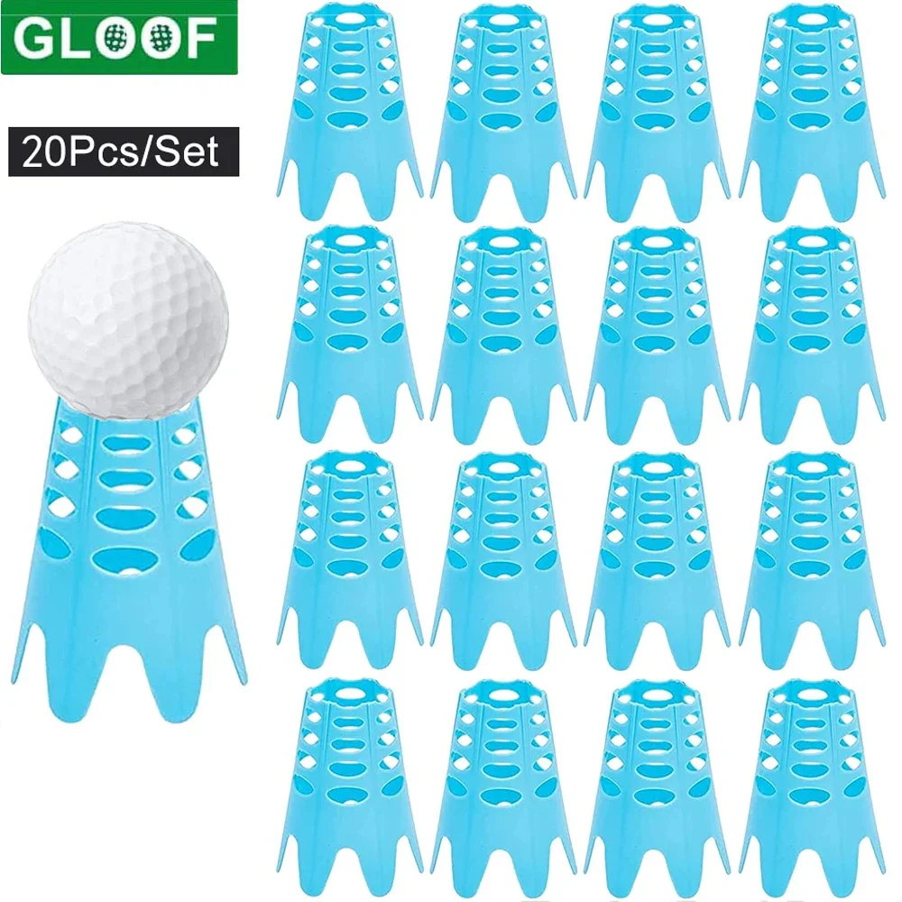 

Golf Simulator Tees, Indoor Golf Tees for Simulator, Plastic Practice Golf Mat Tees for Winter Turf and Driving Range