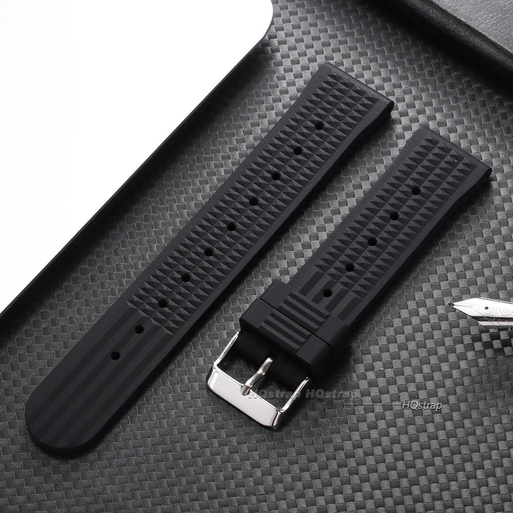Deluxe Silicone Waterproof Watchband Replacement Strap