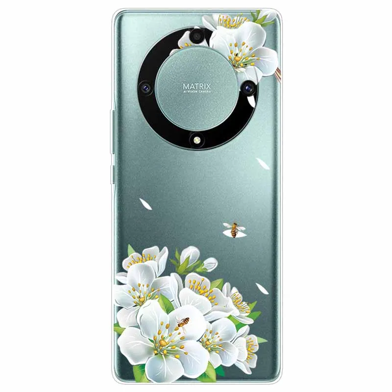 Transparent Cute Soft Silicone TPU Phone Case for Honor Magic 6 Lite 5G - Clear Protective Cover