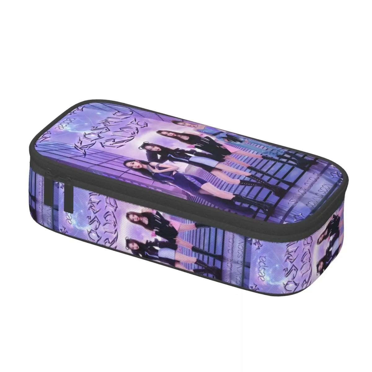 Kpop A-Aespas Girls Karina Winter Giselle Ningning Pencil Cases For Boy Girl Pen Box Bag School Accessories