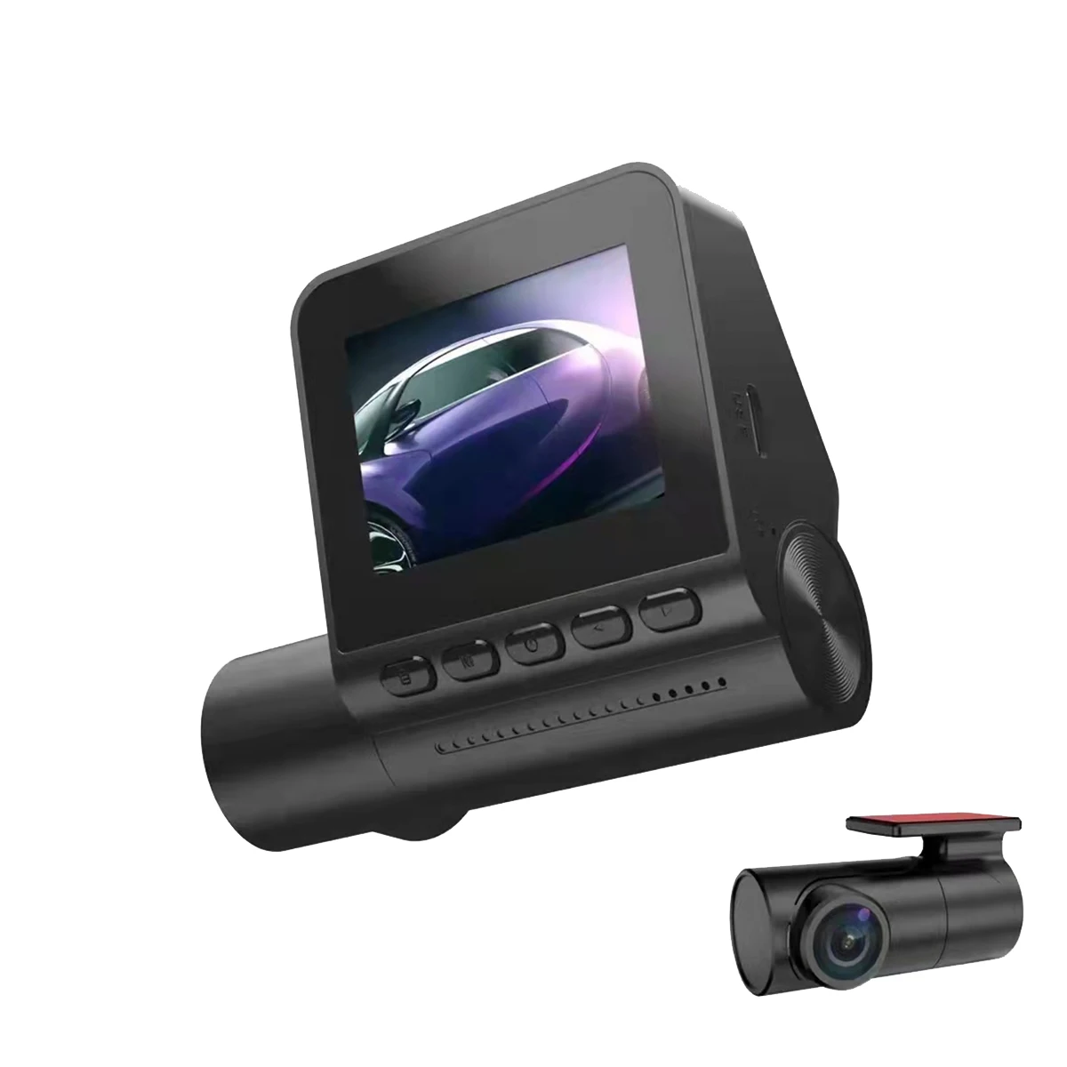 2인치 HD 4K 와이파이 듀얼 카메라 전후방 주차감시 24시간 녹화 야간촬영 DVR 차량용 블랙박스