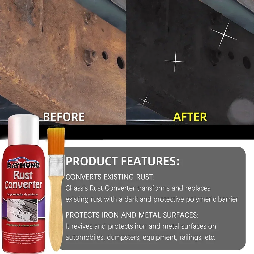 100ML Car Anti-Rust Primer Car Rust-Free Water-Based Primer Chassis Rust Converter Maintenance Clean Rust Remover Accessories