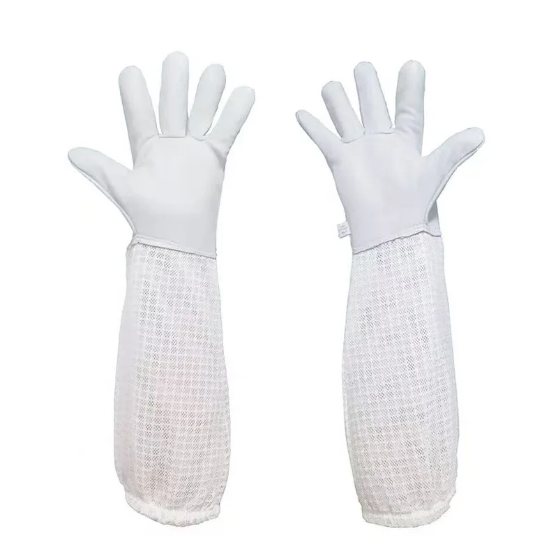 1 Pair Breathable Children Adult Beekeeping Gloves Bee Clothing Accessories Beehive Gloves Bee Farm Supplies Beekeeping Tools