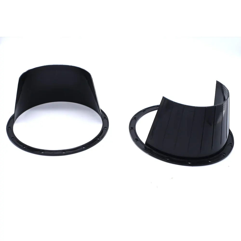 Car Door Audio Speaker Ring Plates Waterproof Cover 2Pcs 6.5 Inch audio speakers kit midrange speakers audio speaker adapter