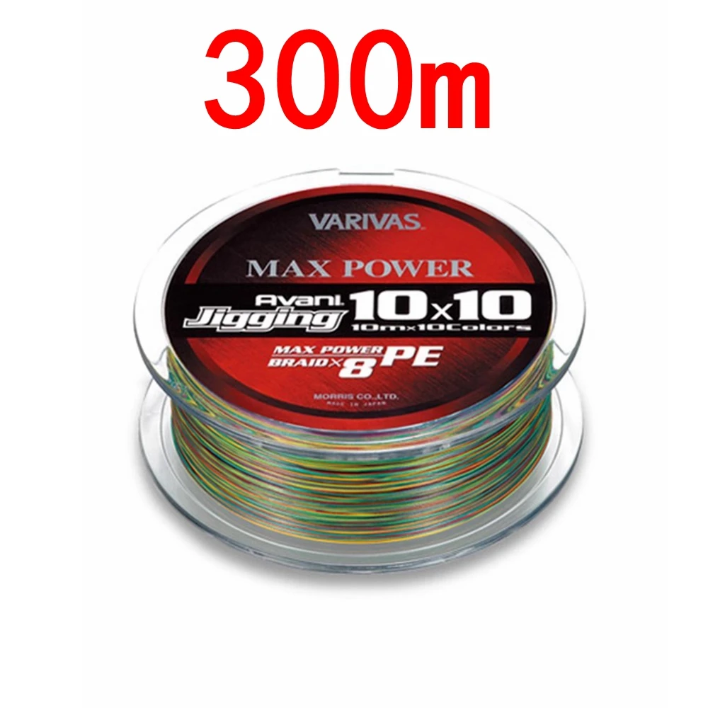 VARIVAS Avani Jigging 10 X 10 Max Power X8 brin tressé PE