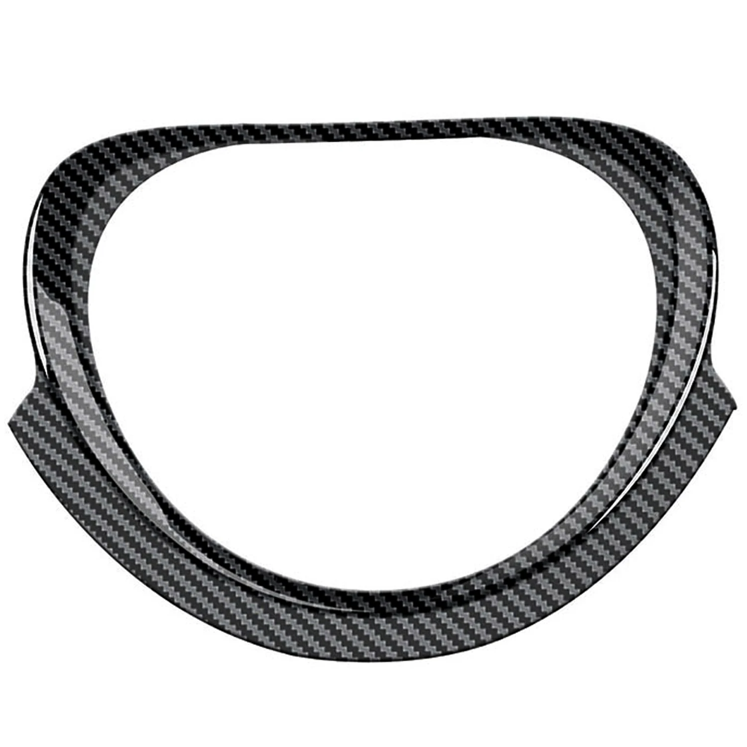 

For Honda Vezel HR-V HRV 2021 2022 Interior Car Carbon Fiber Steering Wheel Ring Panel Cover Trim Decoration Frame