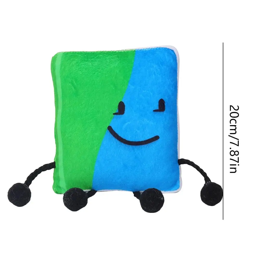 Adorable plush toy of a gelatin character from bfdi