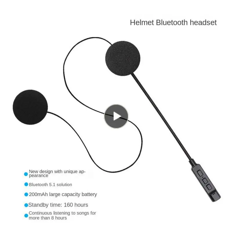 

Гарнитура для мотоциклетного шлема BT5.0 беспроводные наушники для езды на велосипеде с защитой от помех