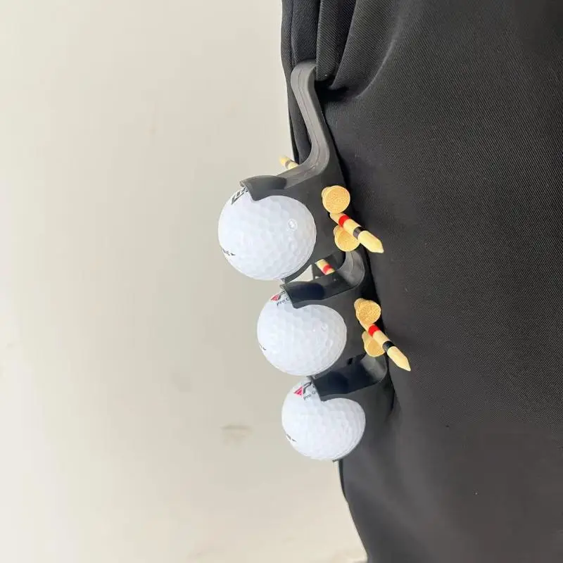 Golf Ball Belt Holder with Tee Clip 3