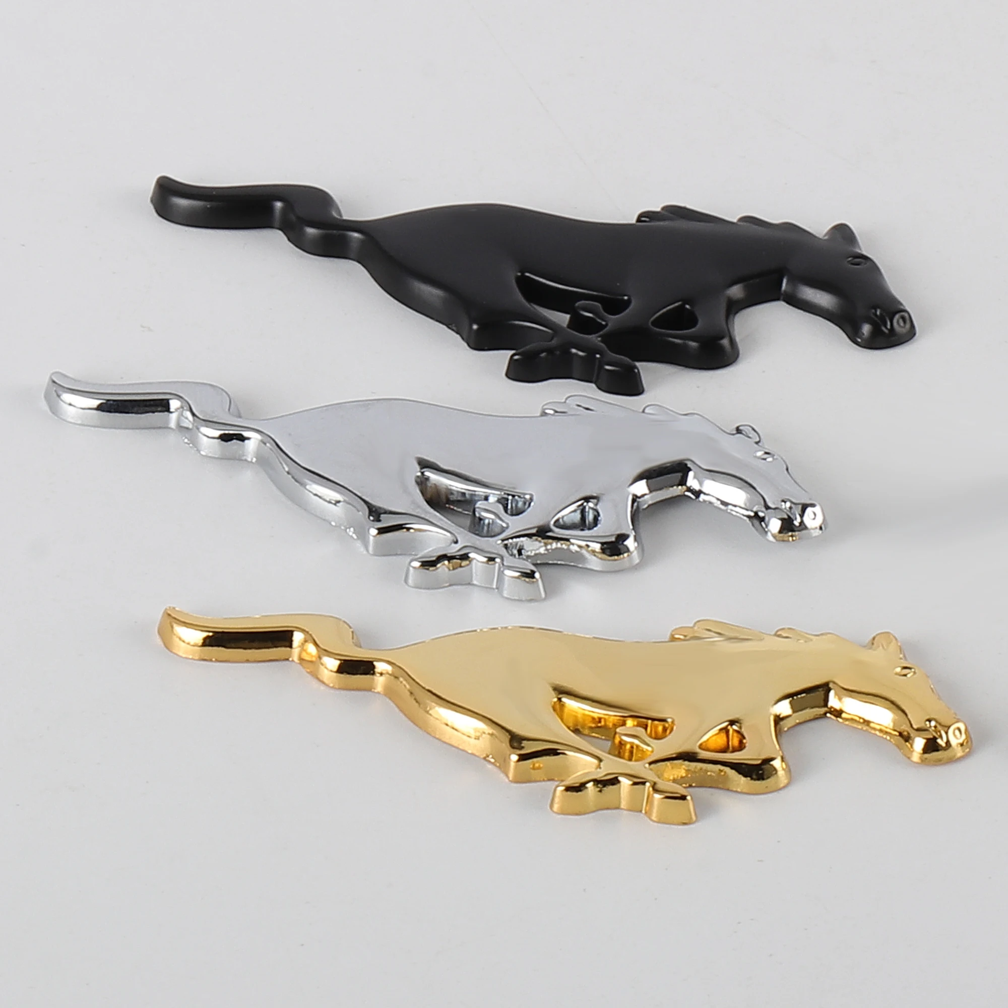 3 Farben 3D Autoaufkleber für Mustang Shelby Focus ST Kuga Mk2 Mk3 Logo Emblem Karosserie Kotflügel Kofferraum Dekorationsaufkleber Zubehör – Detail 14