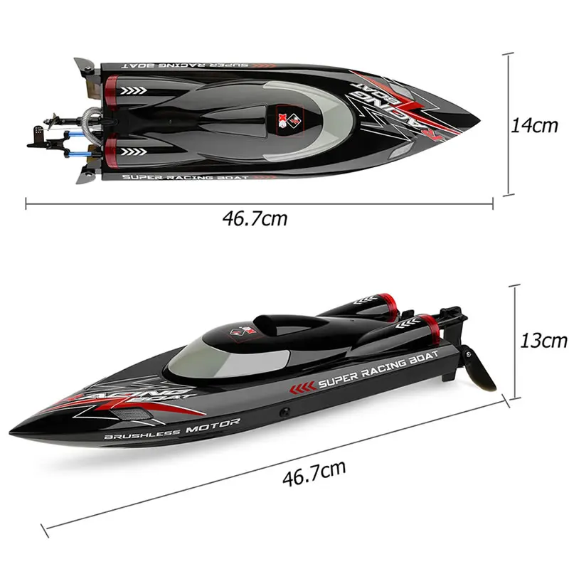 WLtoys WL916 916  RC Racing Boat 55KM/H Brushless High Speed 2.4GHz Remote Control Speedboat BoatsToy Toys For Boys Kids Gift 5