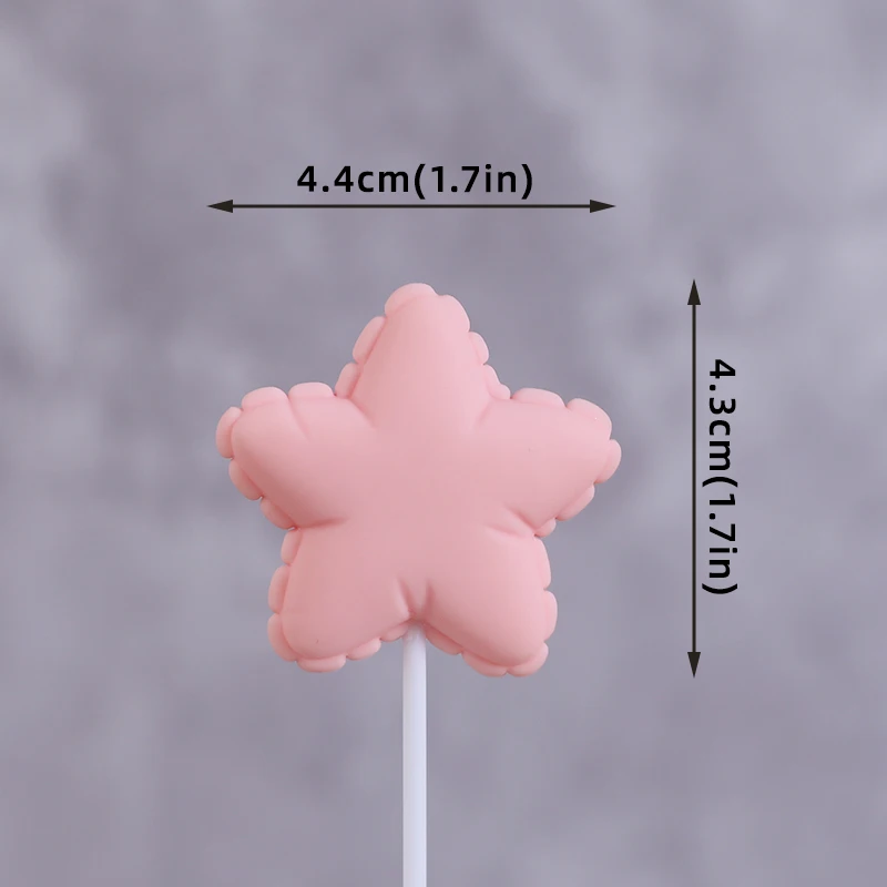 Baby Taarttopper Set - Beer, Regenboog, Wolk & Ster Decoraties