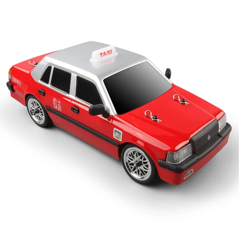MN38 1/16 RC Car Rear Drive Drift Hong Kong Taxi Model Electric Remote Control Full Size Hong Kong Taxi Toy Boy Toys 6