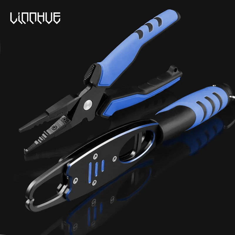 Aluminum Alloy Fishing Pliers Grip Set Split Ring Cut Line Hook Recover Fishing Tackle Tool fishing accessories,fishing tackle,fishing tools,fishing tool,fishing pliers
