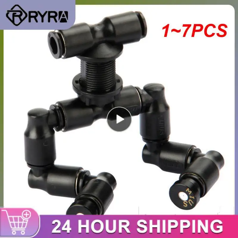 

1~7PCS 360° Rotation Rotary Nozzle Sprinkler Double Head Atomizing Sprayer Increase Humidity Irrigation Sprayer