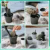 100Pcs Flower Pot Hole Mesh Pad Round Drainage Holes Screens Mat Prevent Soil Loss For Garden Plant Bonsai Bottom Grid Gasket 6