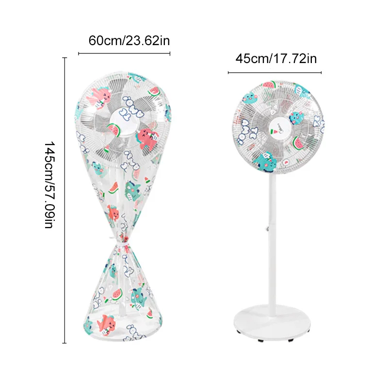 Fan Dust Cover Circular Electric Waterproof Dustproof Prevent Aging Of Fan Blades Durable Moisture-proof Cover Home Storage