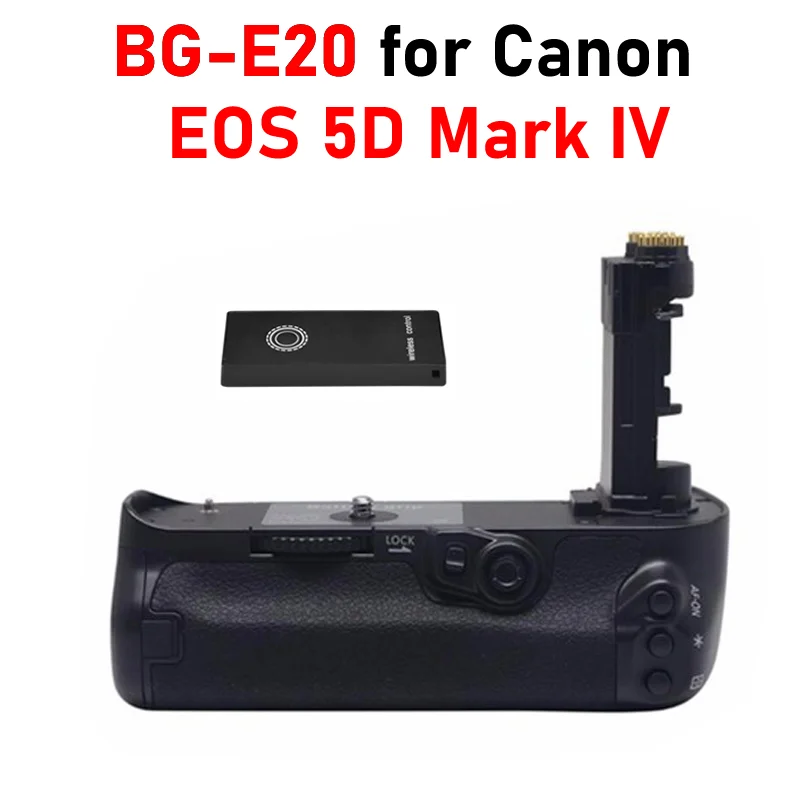 5D Mark Iv Battery Grip + Telecomando Senza Fili Bg-E20 Impugnatura Della Batteria Per Canon Eos 5D Mark Iv 5Bed 5D4 Battery Grip