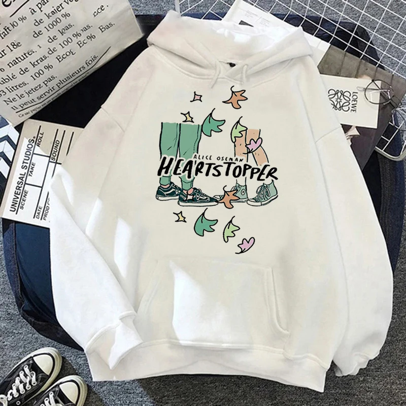 New Heartstopper Hoodies Women's Nick and Charlie Romance Cartoon Rainbow Streetwear Fashion Sweatshirts Unisex Top Clothing 2