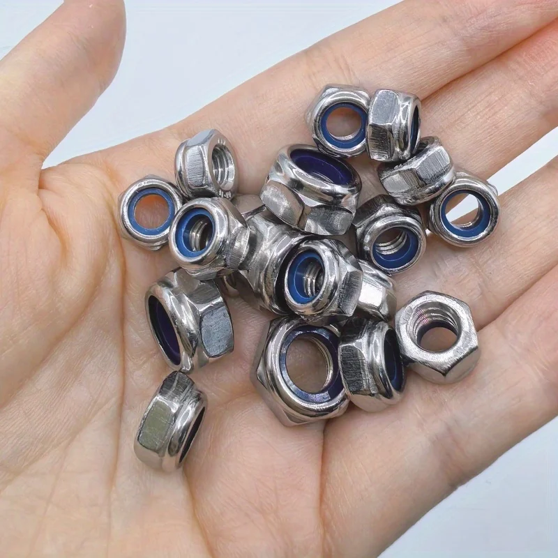 Locking Nuts 100/192 Pieces Stainless Steel Ideal for Locking Washers