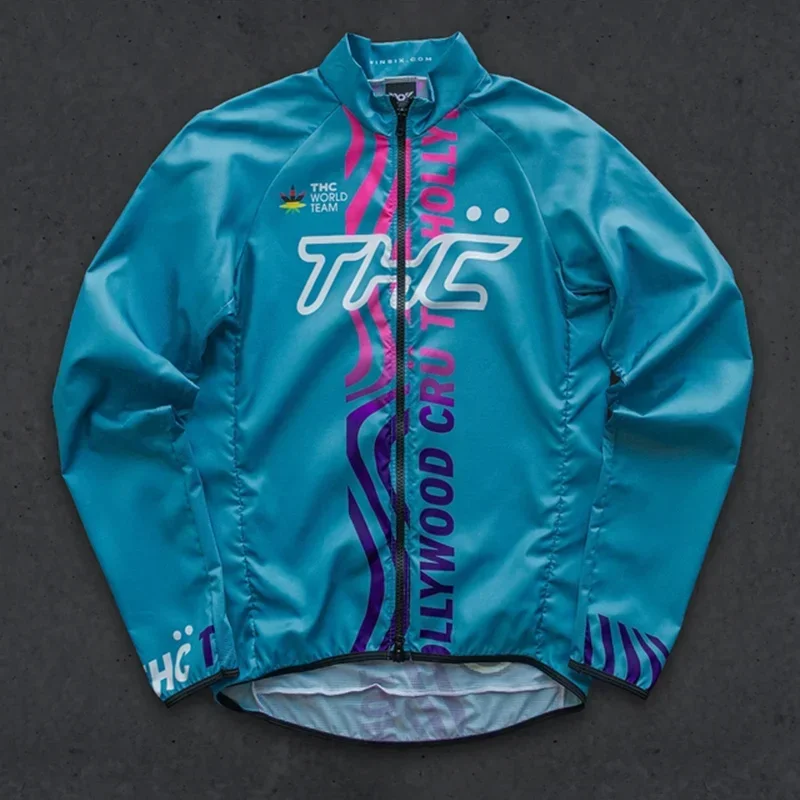 Spring/autumn Bike Windproof Waterproof Men Cycling Jersey Top Road Bike Apparel Non-thermal Bicycle Jacket Lightweight Twin Six