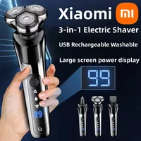 Xiaomi 3-in-1 Electric Shaver Double Head 5000 Digital Display Head Washable Rechargeable Brushless Men's Fast Charge Razor New 1