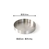 Kitchen Stainless Steel Storage Tray Decorative s Organizer Jewelry Display Plate Round Silver 6