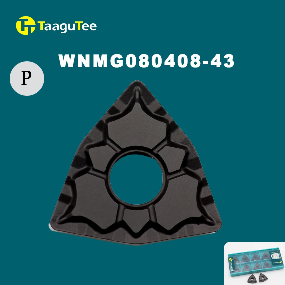 

10Pcs WNMG080408 43 TT4125 Carbide Inserts External Turning Tools Metal Turning Tools Machine Blade Parts Lathe Cut
