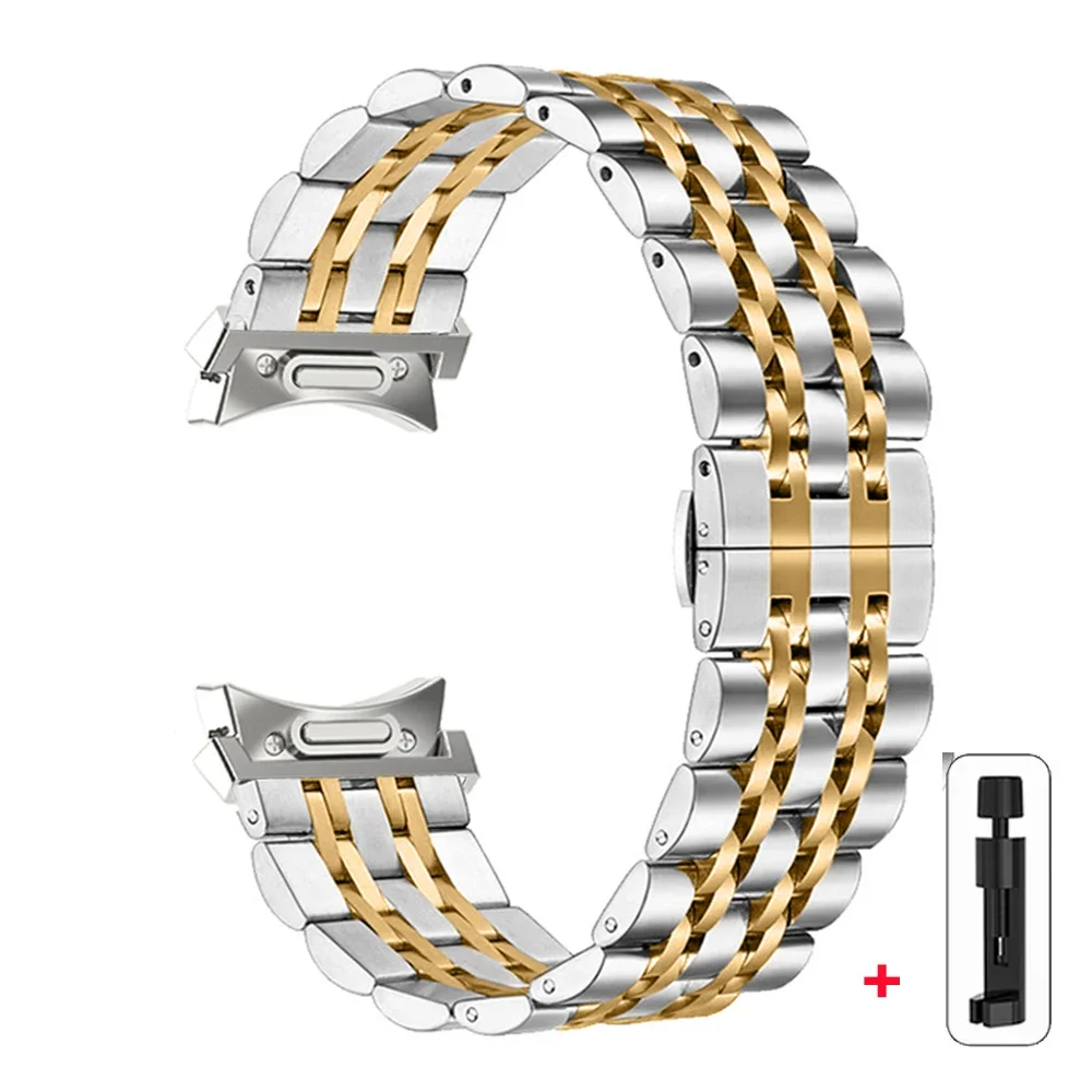 Premium Stainless Steel No Gaps Watch Strap Bracelet