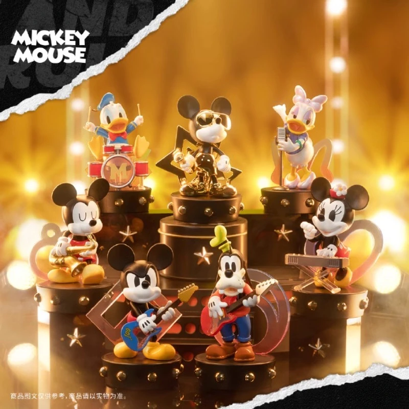 

Genuine Disney Mickey and Friends Superstar Blind Box Mannequin Mickey Mouse Donald Duck Doll Ornament Toy Gifts for Children