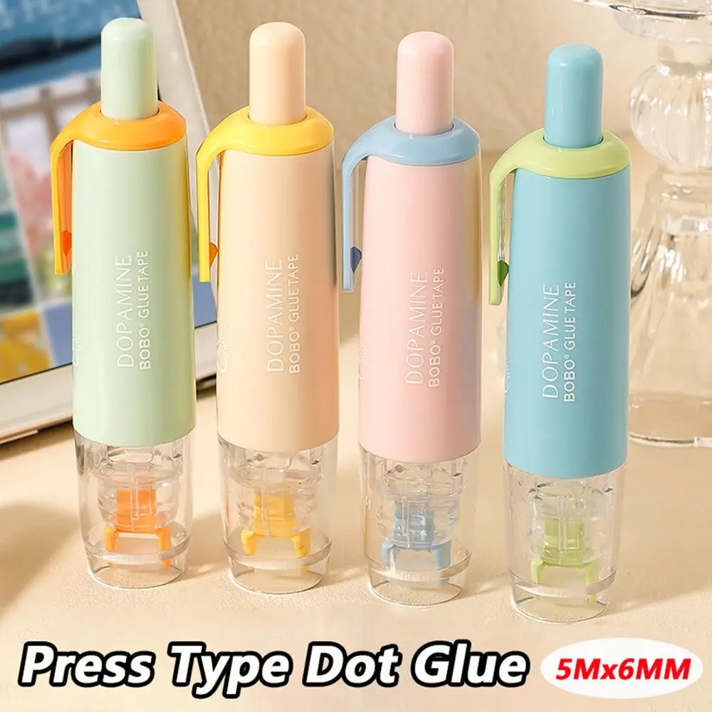 360도 회전 헤드 도트 접착 테이프 프레스 DIY 스크랩북킹 양면 테이프 대용량 롤링 접착 테이프