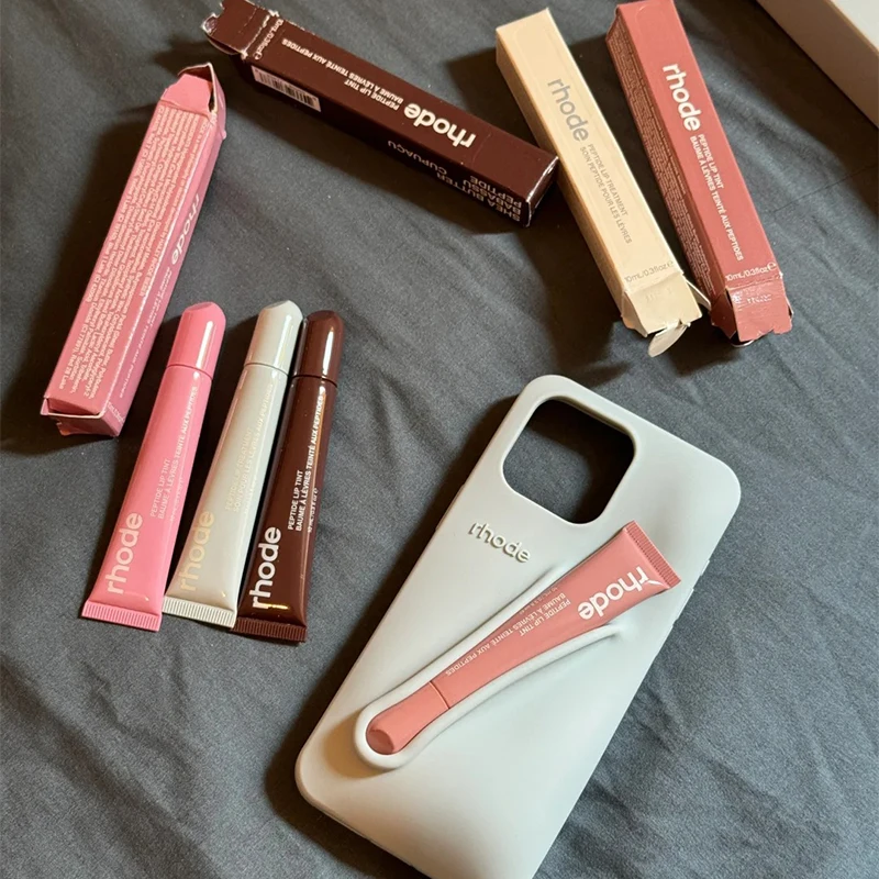 New for Rhode Lipstick Raspberry Ribbon Phone Case for