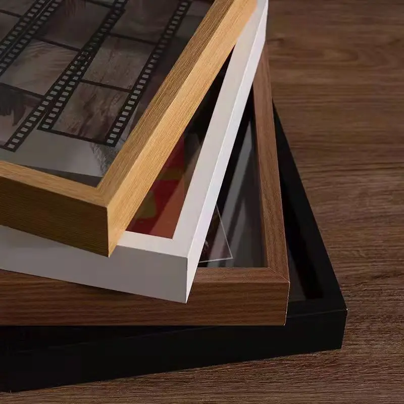 Cadre Photo A5 Cadre Photo Acrylique Double Face Sur Base Bois - A4/A5/A6 - Pour Certificats, Menus, Photos Cadre Photo Personnalisé