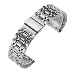 Universal Stainless Steel Watch Strap: Premium Metal Bracelet Replacement Wristband, 20mm & 22mm (20mm)