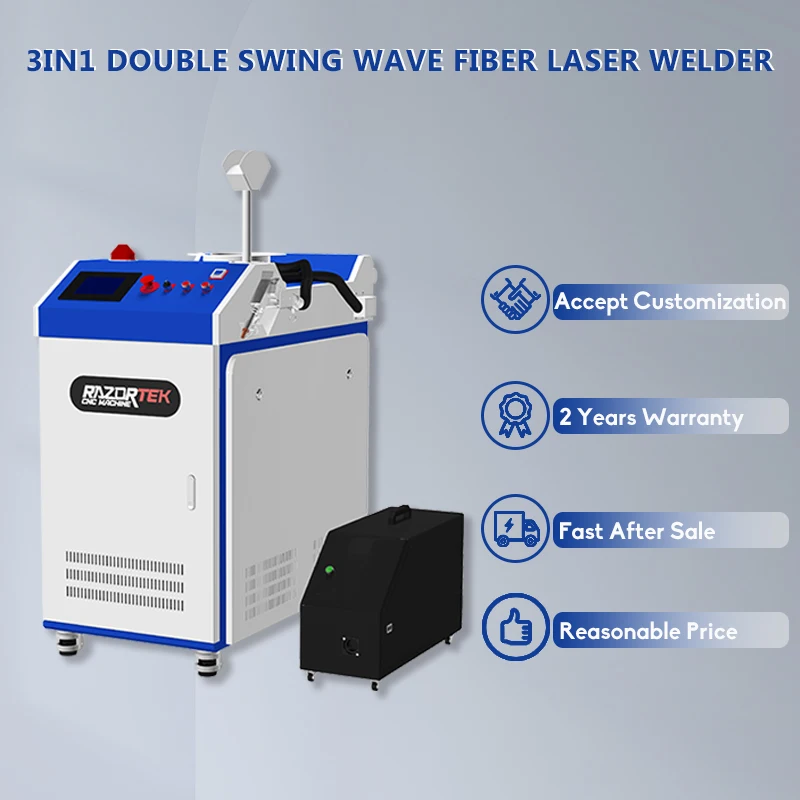 Razortek Laser Welding Machine for Metal aluminio 3 In 1 Laser Cleaner Cutter welder