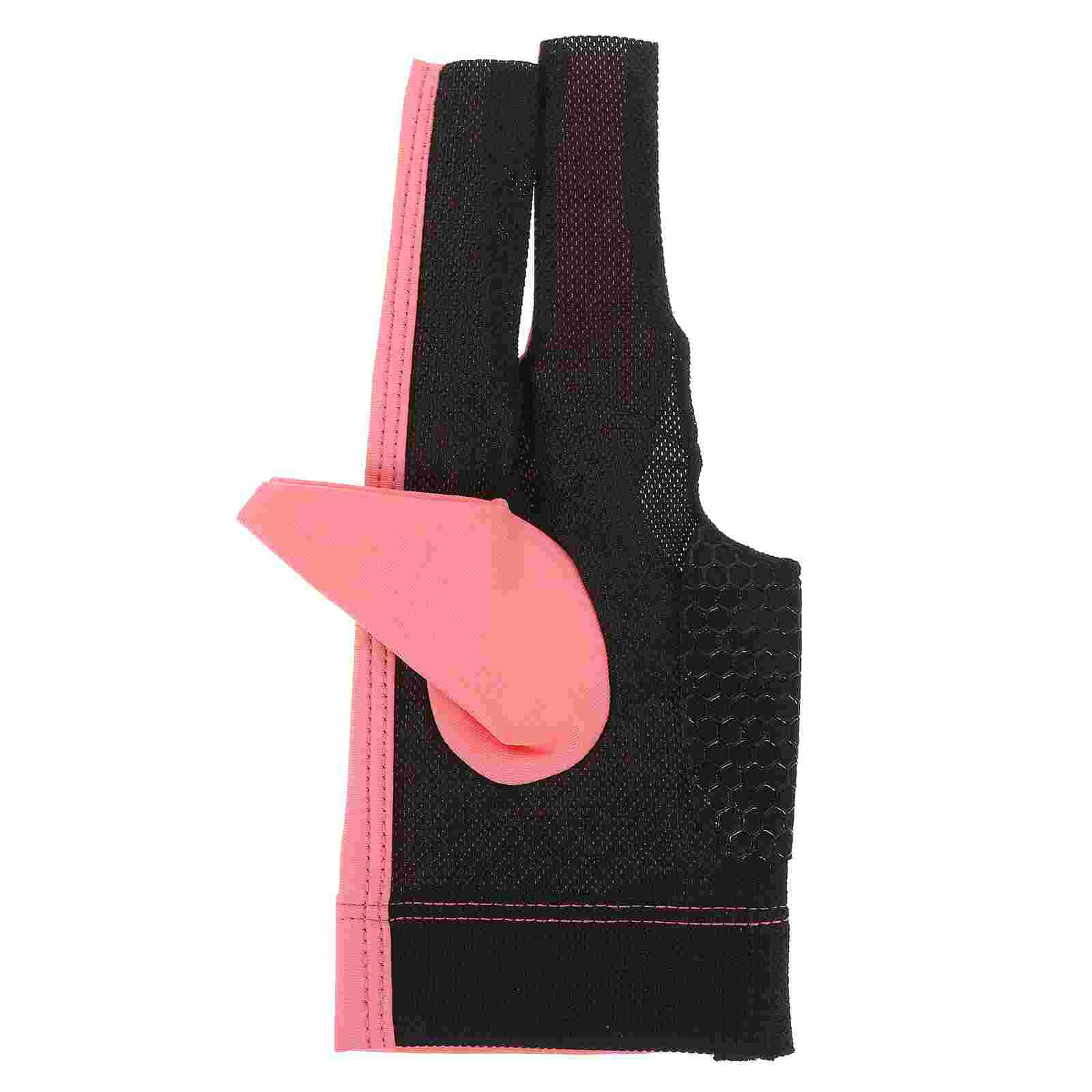 

Finger Glove Pool Table Accessories Snooker Cue Billiard Fingerless 3 Fingers Gloves