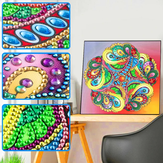 Special Shaped Diamond Painting Mandala Flower 5D DIY Diamond Embroidery  Mosaic Cross Stitch Handicraft Home Wall Decoration - AliExpress