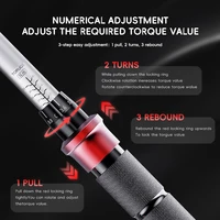 Набор механических динамометрических ключей MoveCrab, 6 шт., 5,4-224 Нм/4-165 футов фунтов для велосипеда, мотоцикла, авто, набор инструментов для промышленного ремонта — изображение 4