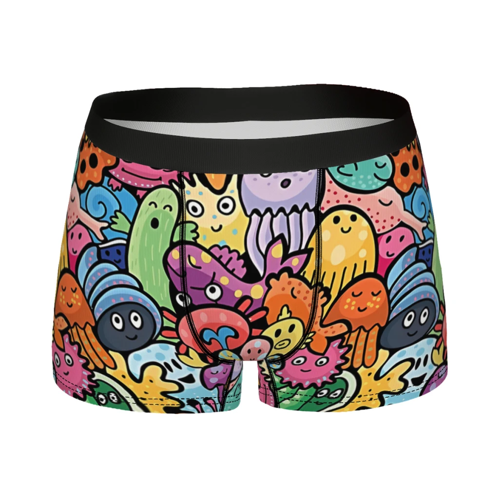 

Pattern Ocean Creature Underpants Homme Panties Men's Underwear Comfortable Shorts Boxer Briefs