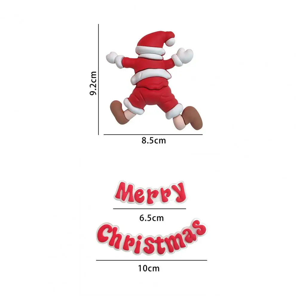 Cake Topper Safe Tasteless Soft Glue Exquisite Merry Christmas Party Santa Claus Cake Topper for Baking party decorations,birthday party supplies,cake topper,cake toppers