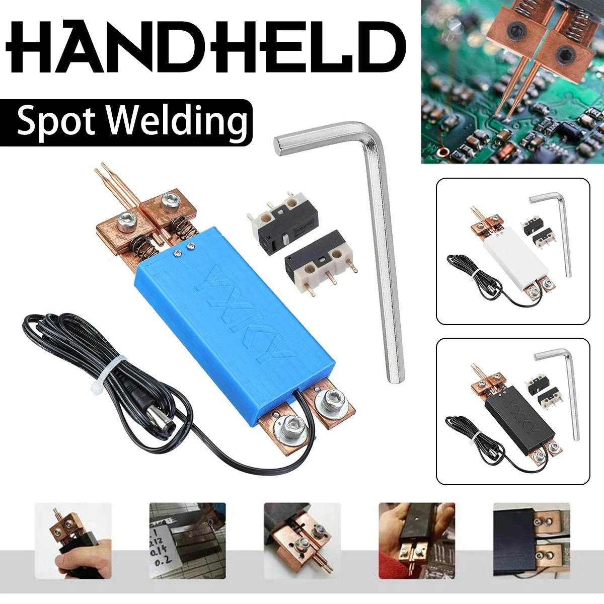 Handheld Spot Welder Pen DIY Spot Welder Pen Trigger Weld Machine Accessory for 18650 Battery Automatic Trigger Spot Welder Machine Handheld Spot Welder Pen DIY Spot Welder Pen Trigger Weld Machine Accessory for 18650 Battery Automatic Trigger Spot Welder Machine