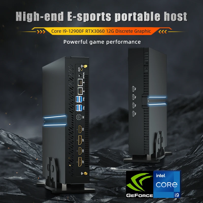 Topton Mini Pc Gamer 13Th Gen Intel I9 12900F I7 13700F Nvidia Rtx 4060Ti 8G 3060 Pcie4.0 Windows 11 Mini Computer Da Gioco Wifi6