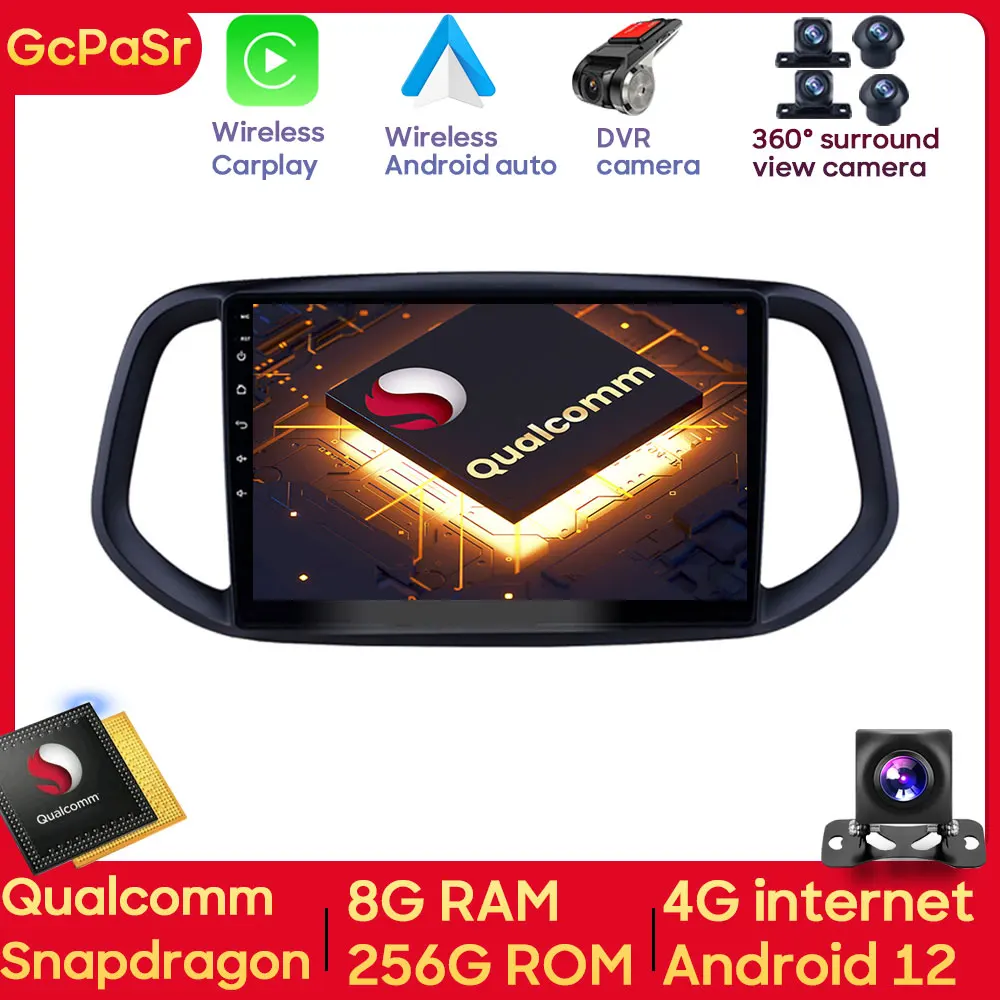 

Qualcomm Snapdragon Car Radio Player For KIA KX3 2014 2015 2016 2017 Android Navigation GPS Autoradio Touchscreen Carplay Wifi